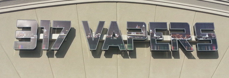317 Vapers LED Sign